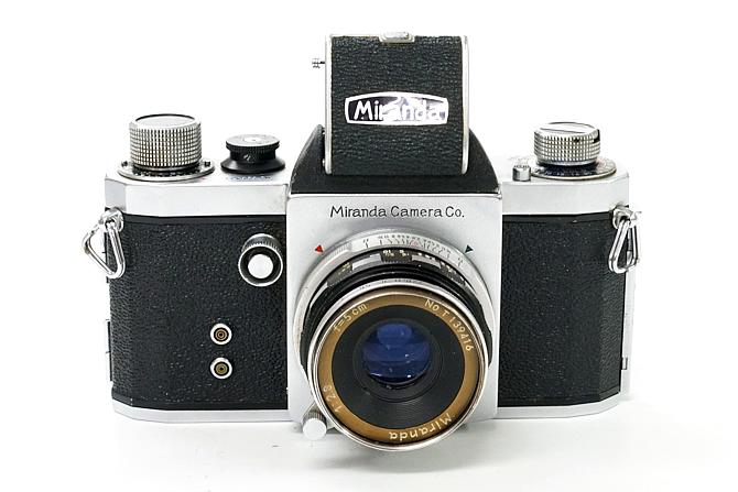 MirandaS型 ( Made in Japan)  50mm F2.8付 L#T139416 B# 596473 プリズムファインダー、ウエストレベルファインダー カメラケース付　80%画像
