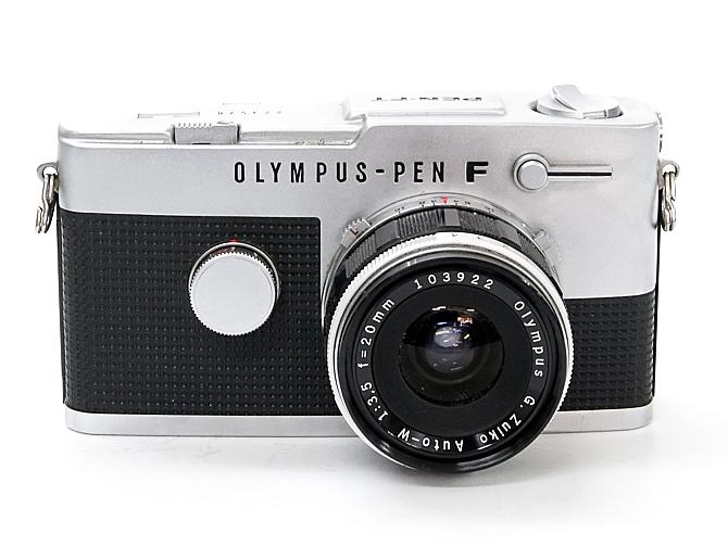 OLYMPUS PEN FT 20/3 .5 ZUIKO  カメラケース(下部分)付 SLフィルター、前キャップ付  OLYMPUS PENレンズ-Sony Nex/Eアダプタ付 95%以上の画像