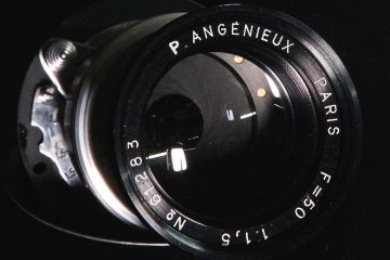 50/1.5 Angeniuex (PARIS)　 Sony E マウント メタルフード付 L# 61283 80%画像