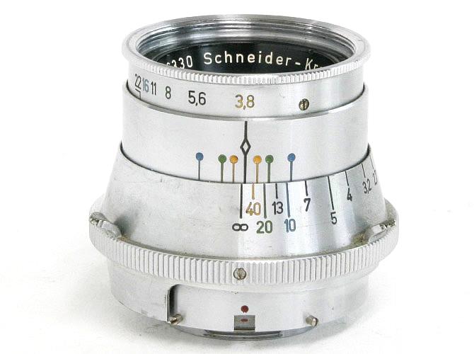 75/3.8 Tele-Xenar  Schneider-kraeuznach  ROBOT マウント L#3656330　丸々の真円絞り 後玉に傷有り、 80%の画像