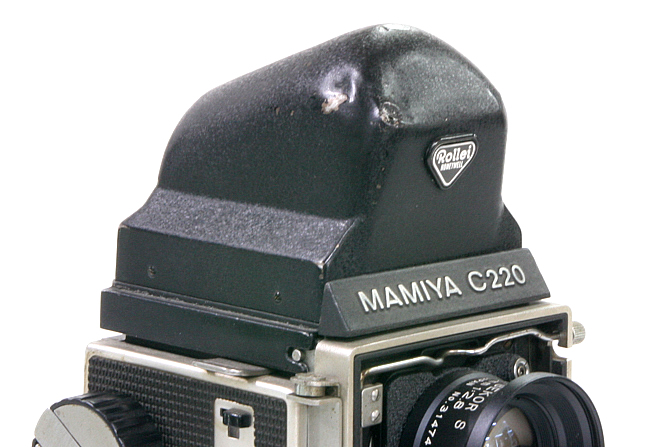 Mamiya  二眼レフカメラ用 プリズムファインダー Germany製 (Rollei2眼レフカメラ用の改造)の画像