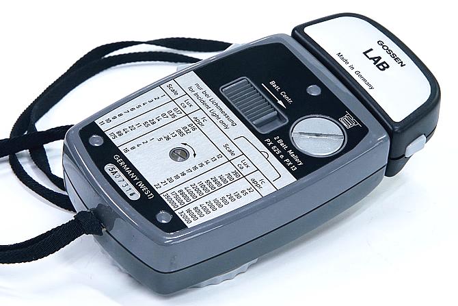 Lunasix 3 セット販売 Gossen Germany Teleアタッチメント15度, 7.5度, ケース付,取説付 Labアタッチメント 取説付 中古品の画像