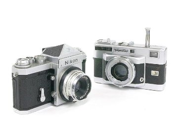 Deckel マウント-Nikon (Vitessa-Tのレンズ&ブラウン製のCOLORETTEを→Nikon一眼レフカメラへ) ∞ OK　画像