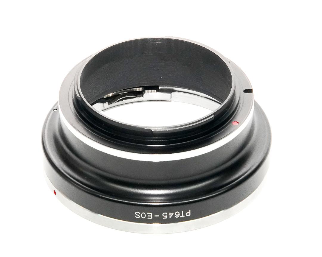 P645-EOS (ペンタックス645のレンズを→Canon-EOS EF一眼レフヘ) ∞ OKの画像