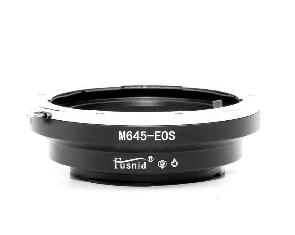 M645-EOS (マミヤ645のレンズを→Eos EF 一眼レフヘ) ∞ OKの画像
