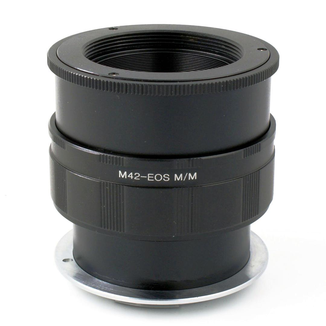 M42 - EOS/M M (プラクチカM42レンズを→Canon.Eos/EF-M APS-Cサイズセンサーのカメラへ) ∞ OK ヘリコイド付 接写可能画像