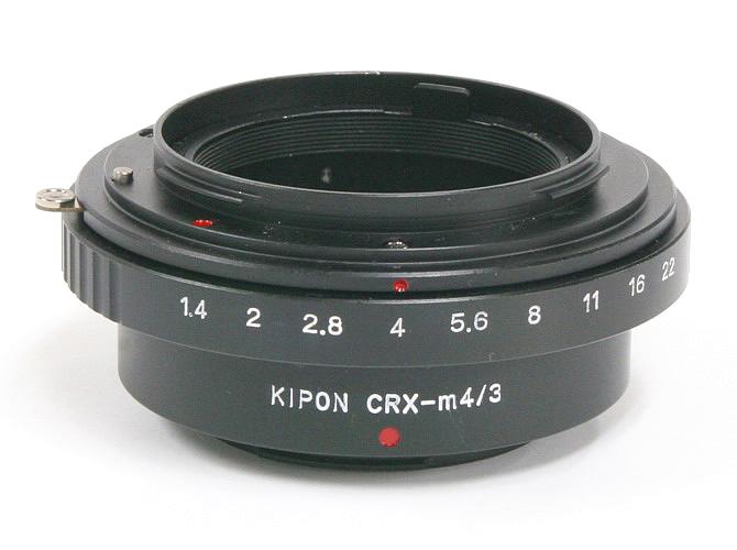 CR-m4/3 (コンタレックスマウントのレンズを→オリンパス マイクロ4/3カメラへ) ∞ OK　 Kipon製の画像