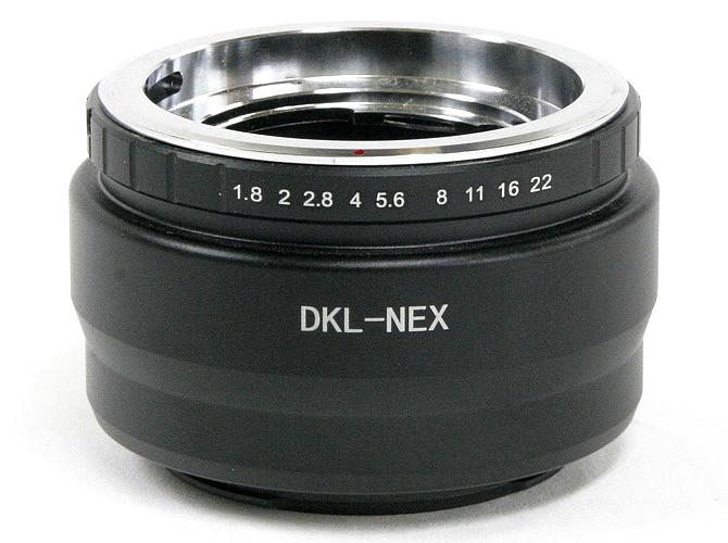 Deckel - SONY E (Deckelマウントのレンズを→SONY Nex/Eカメラへ) ∞ OK ベッサマチックマウント&ウルトラマチックマウント&Retina Flexマウントが使用可能の画像