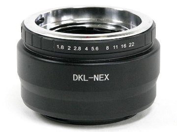 Deckel - SONY E (Deckelマウントのレンズを→SONY Nex/Eカメラへ) ∞ OK ベッサマチックマウント&ウルトラマチックマウント&Retina Flexマウントが使用可能画像