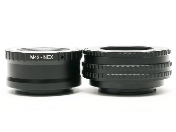 M42-SONY/E M (M42のレンズを SONY/E カメラへ）ヘリコイド付 接写可能 伸び幅 17~31mm画像