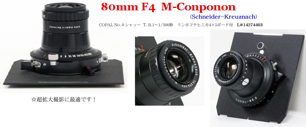 80/4 M-Componon.Brack (Schneider-Kreuznach)の画像