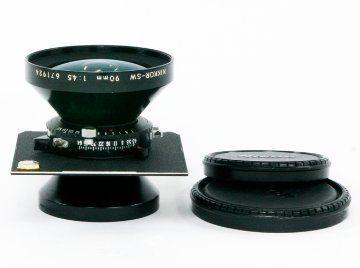 90/4.5 NIKKOR - SW コパル0番シャッター付画像