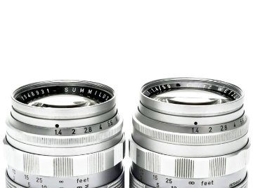 50/1.4 SUMMILUX (ズミルックス) ライカＭ用 第１世代の初期バアージョン　貴婦人の呼称、　　　　　　　　　　　　　　　　　　　　　　　　の画像