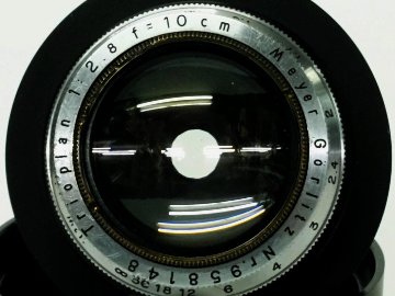 100/2.8 Trioplan (Meyer-Optik Gorlitz) V-シリーズ,　ハッセルF用 39～55mmステップアップリング付 　 手動絞り(真ん丸の真円絞り) L#958148画像