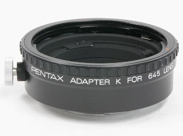 Pentax 645レンズ用 35mmアダプターK｜カメラのマツバラ光機