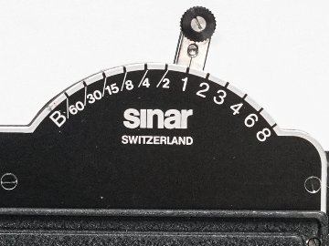 Sinar シャッター(機械的シャッター) シャッターの径75mmφ 60分の1～8秒.B 画像