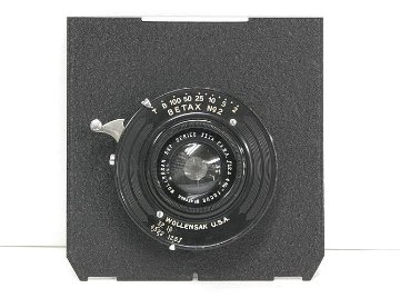 110/12.5 EX.W.A Lens (WOLLENSAK) BETAX No.2シャッター付き画像