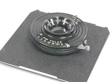 110/12.5 EX.W.A Lens (WOLLENSAK) BETAX No.2シャッター付き画像