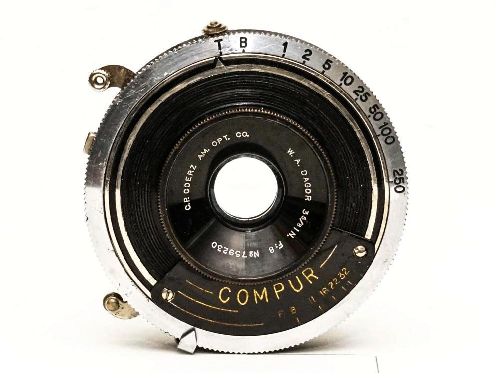 92/8  Wide angle Dagor C.P. GOERZ AM OPT. CO. コンパー00番シャッター付　　　　　　　　　　　　　　　127gの画像