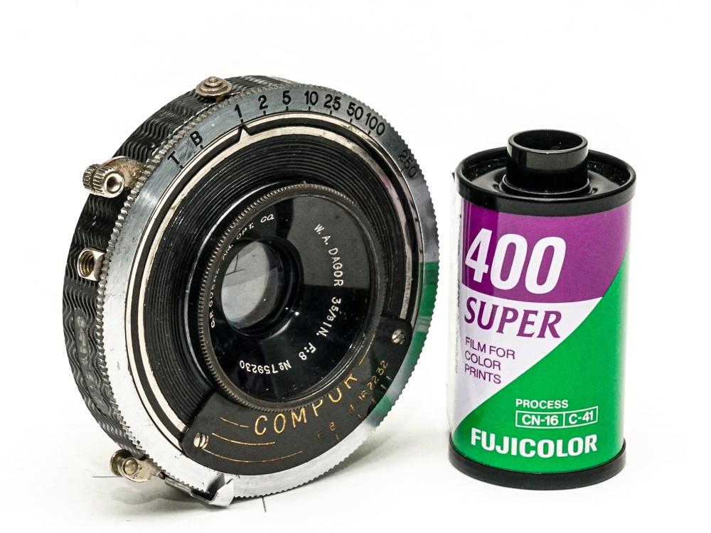 92/8  Wide angle Dagor C.P. GOERZ AM OPT. CO. コンパー00番シャッター付　　　　　　　　　　　　　　　127gの画像
