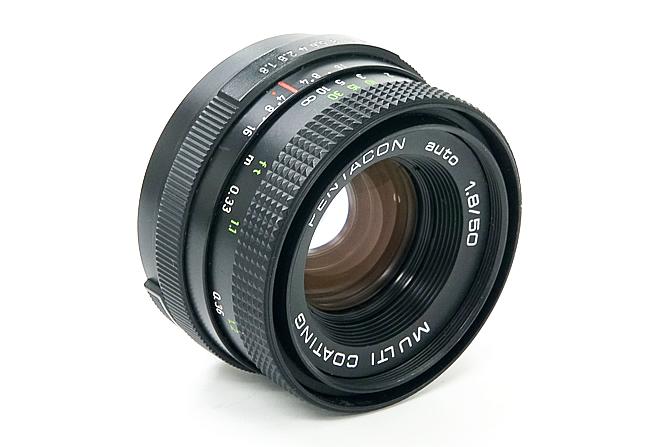 50/1.8 PENTACON AUTO MC (ペンタコン) (Carl Zeiss Jena) (Germany)  手動絞り&自動絞り切り替えレバー有りの画像