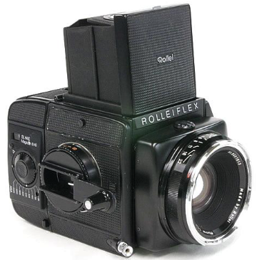 Rollei SL 66 E 80/2.8 Planar Rollei-HFT 120&220兼用フィルムマガジン ウエストレベルファインダー付 純正レンズ前キャップ付き画像