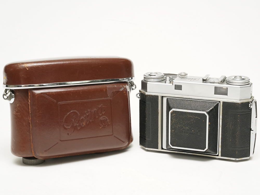 楽天カード分割】 Leica Kodak 1型 Retina 革ケース付き - カメラ