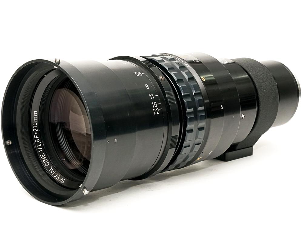 210/2.8 SPECIAL CINE, KINOPTIK PARIS ライカR用 純正レンズキャップ、フード内蔵、 真円絞り (手動)の画像