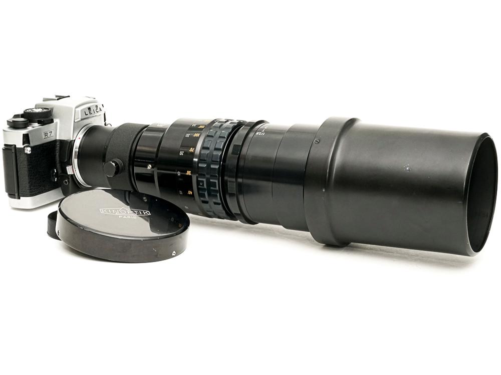 210/2.8 SPECIAL CINE, KINOPTIK PARIS ライカR用 純正レンズキャップ、フード内蔵、 真円絞り (手動)の画像