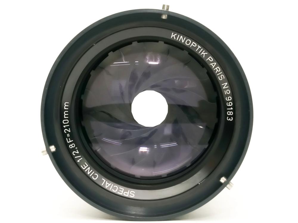210/2.8 SPECIAL CINE, KINOPTIK PARIS ライカR用 純正レンズキャップ、フード内蔵、 真円絞り (手動)の画像