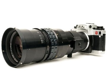 210/2.8 SPECIAL CINE, KINOPTIK PARIS ライカR用 純正レンズキャップ、フード内蔵、 真円絞り (手動)の画像