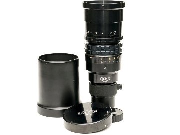 210/2.8 SPECIAL CINE, KINOPTIK PARIS ライカR用 純正レンズキャップ、フード内蔵、 真円絞り (手動)の画像