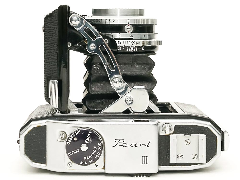 KONICA 小西六  Pearl III  75/3.5 Hexar 付 （645） 16枚撮り レンジファインダー式画像