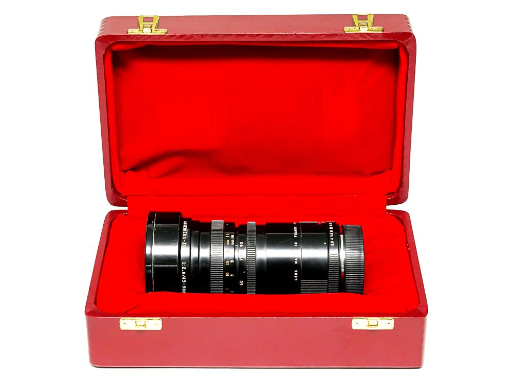 45～90ﾐﾘ F2.8 Angenieux ZOOM 790g (ライカフレックス用) (Made in France) L#1284821  オリジナルレンズフード付の画像