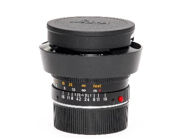 50/1.4 SUMMILUX (ズミルックス) (made in Germany) ライカＭ用 後キャップ付 フードキャップ付 純正メタルレンズフード付 距離計連動の画像