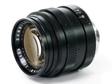 50/1.4 SUMMILUX (ズミルックス) (made in Germany) ライカＭ用 後キャップ付 フードキャップ付 純正メタルレンズフード付 距離計連動の画像