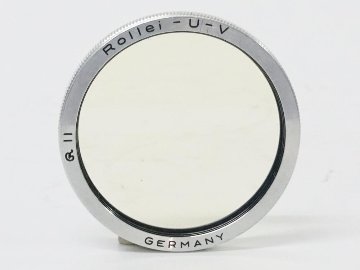 Rollei Ⅱ 型 UVフィルター 純正本革ケース付　元箱付 画像