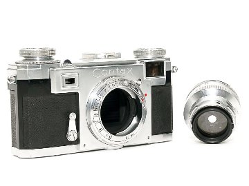 Contax ⅡA 50/1.5 Sonnar T コーティング (Zeiss-Opton) 距離計連動  レンズ 90%　ボデー 90%画像