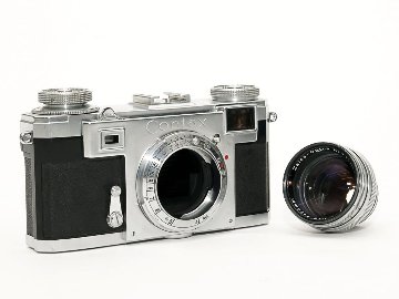 Contax ⅡA 50/1.5 Sonnar T コーティング (Zeiss-Opton) 距離計連動  レンズ 90%　ボデー 90%画像