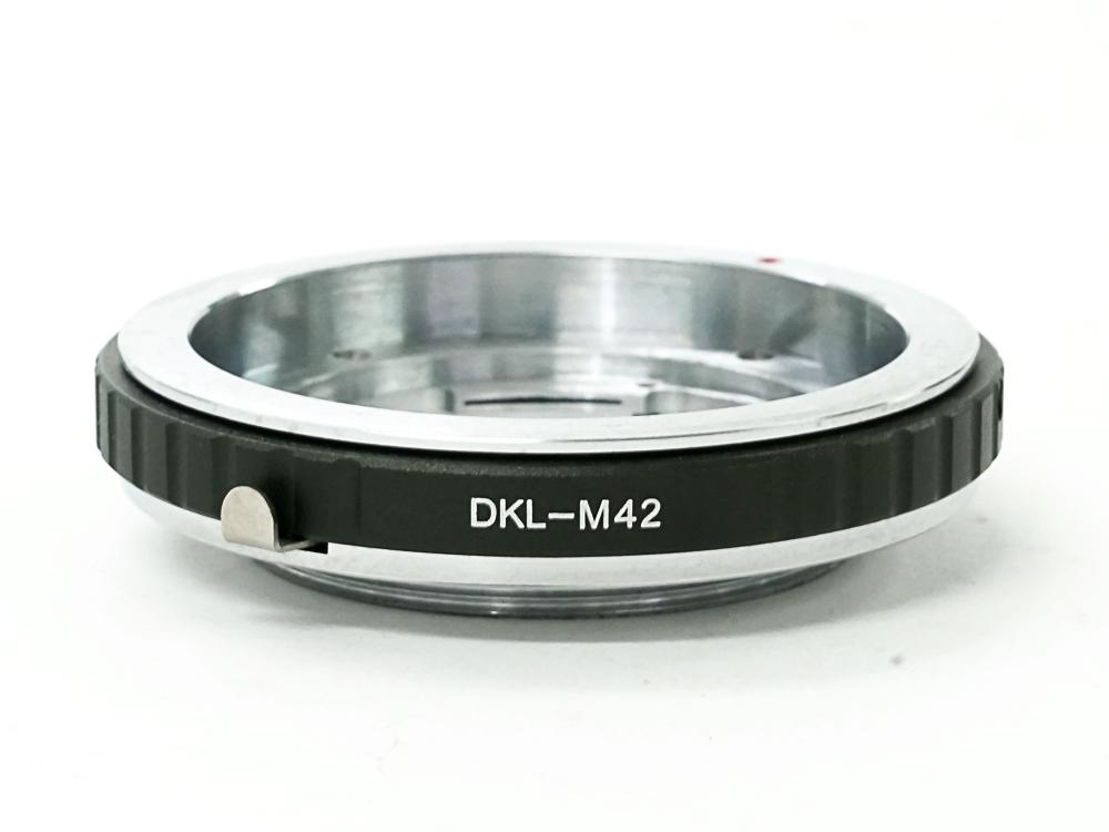 Deckel マウント-M42 . (デッケルマウントのレンズを→M42カメラへ) ∞ OK 　ベッサマチックマウント&ウルトラマチックマウント& Retina Flexマウントが使用可能画像