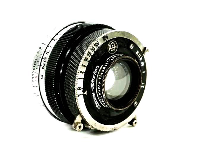 50/2.7 Makro-Plasmat ( Meyer-Optik-Gorlitz ) ライカ L & M用  Dr.Rudolph  距離計連動　LーMアダプタリング(6 bit対応) の画像