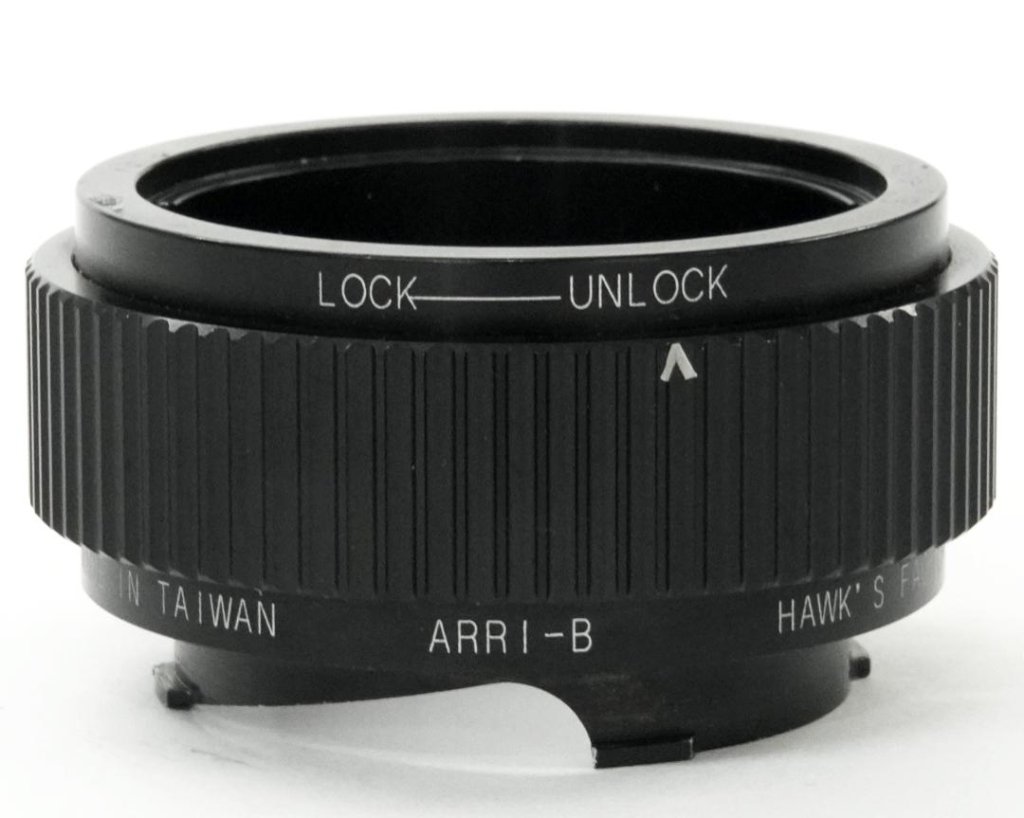 Arriflex B - L/M (アリフレックス B のレンズを Leica M カメラへ）∞ OK 　HAWK'S FACTORY 製の画像