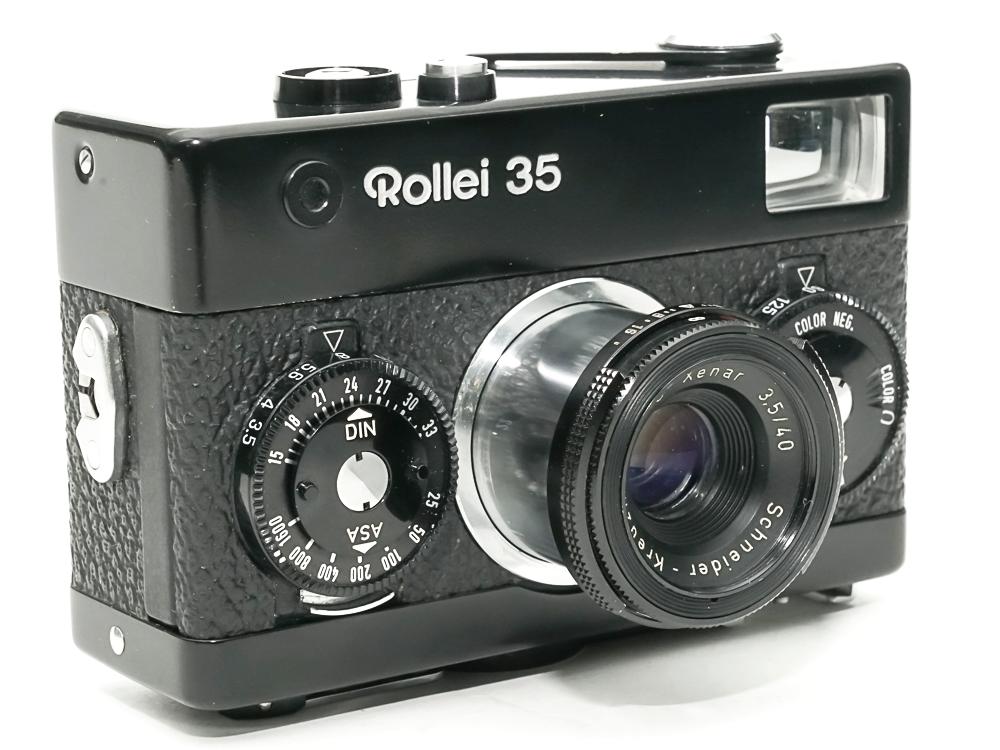Rollei 35 (黒) シンガポール製, 40/3.5 S-Xenar (沈銅式) 319g画像
