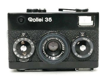 Rollei 35 (黒) シンガポール製, 40/3.5 Tessar (沈銅式)　352g画像
