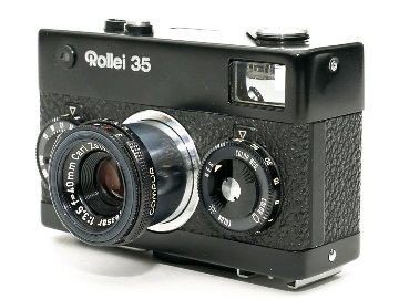 Rollei 35 (黒) シンガポール製, 40/3.5 Tessar (沈銅式)　352g画像