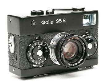 Rollei 35 S (黒) Singapore 製 40/2.8 Sonnar Rollei-HFT (沈銅式) 331g画像