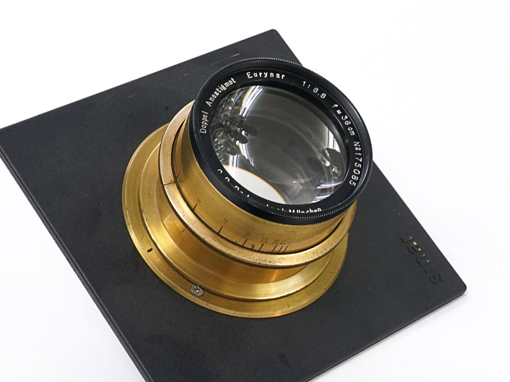 450/9 Apo - Tessar (Carl Zeiss Jena) Barrel Lens コーティング有り Sinarボード付の画像