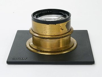 450/9 Apo - Tessar (Carl Zeiss Jena) Barrel Lens コーティング有り Sinarボード付の画像