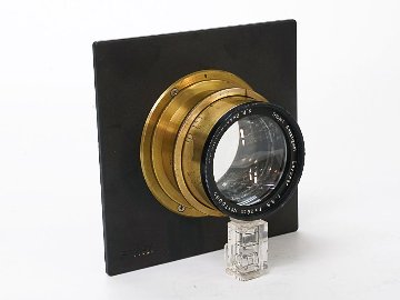 450/9 Apo - Tessar (Carl Zeiss Jena) Barrel Lens コーティング有り Sinarボード付の画像