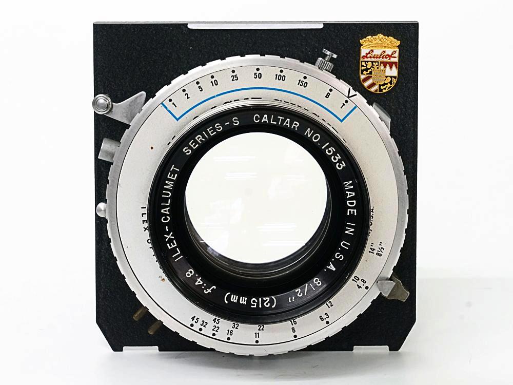 215/4.8 CALTAR SERIES-S ILEX-CALUMET No.3 ACME シヤッター  コーティング有り   Linhof テヒニカボード付の画像